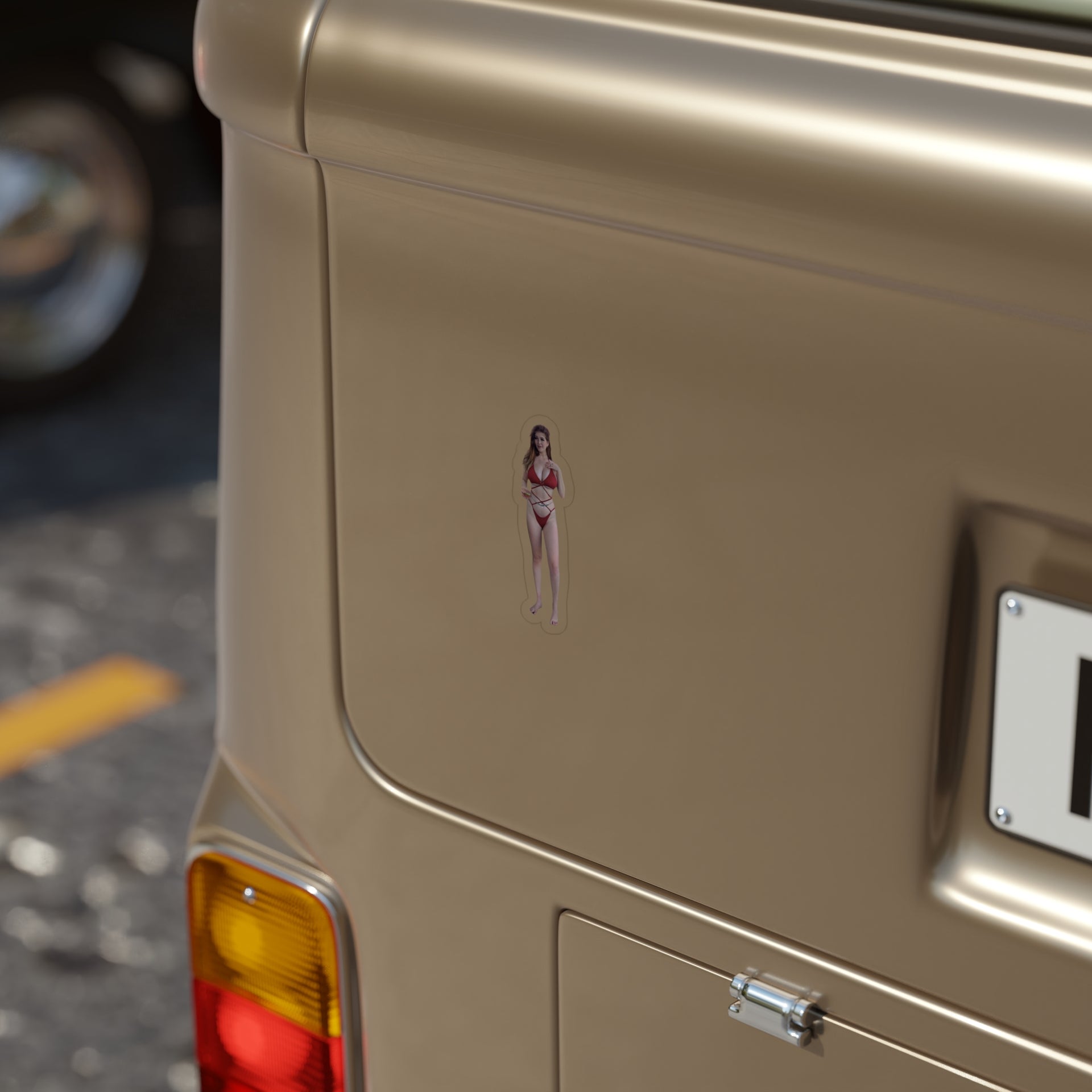 Playful Die-Cut EF Outdoor Sticker