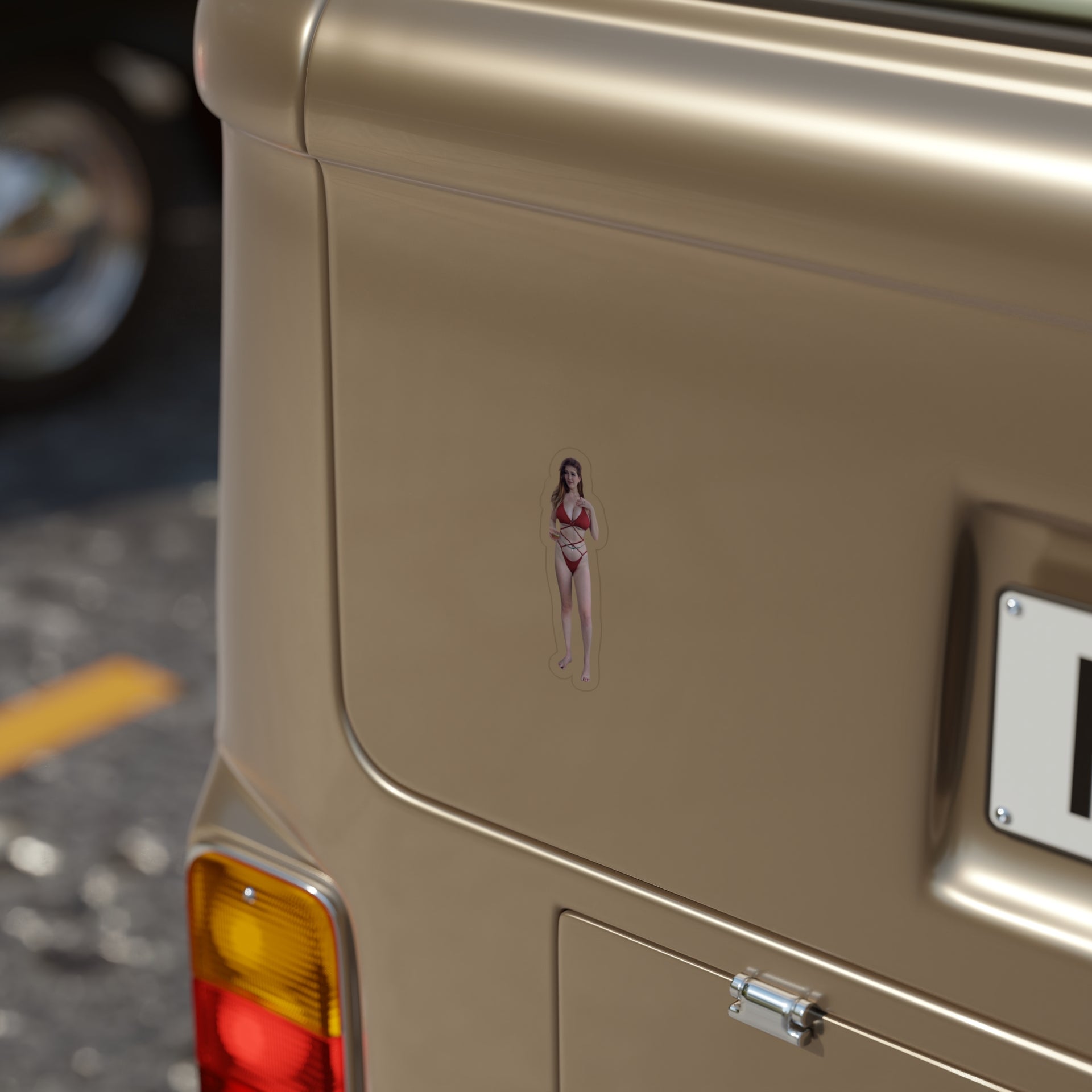 Playful Die-Cut EF Outdoor Sticker